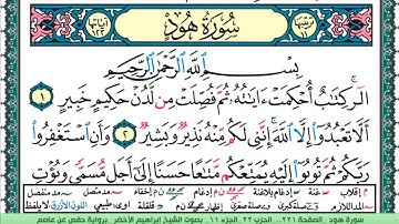 سورة هود الشيخ ابراهيم الاخضر