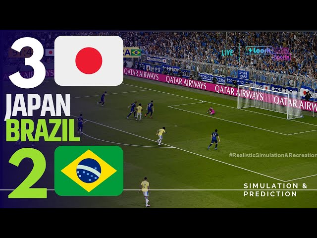 JAPAN 3-2 BRAZIL: Match Highlights | International Friendly 2025