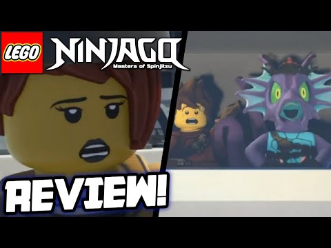 YouTube thumbnail: Ninjago: "Papergirl" Episode Review! 🌊 (Season 15-11)
