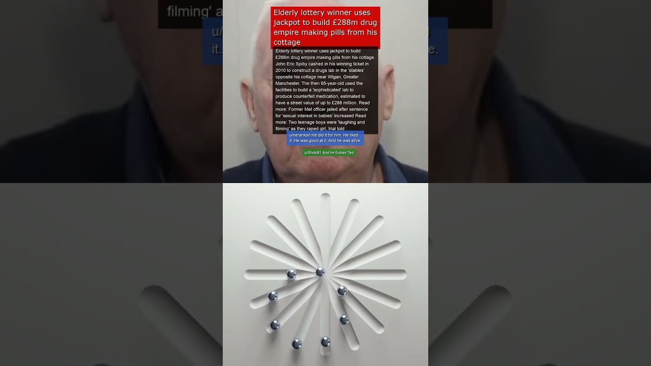 Elderly lottery winner uses jackpot to build £288m drug empire making pills from his cottage