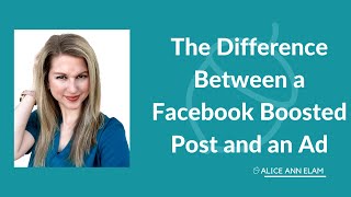 The Difference Between a Facebook Ad and a Boosted Post