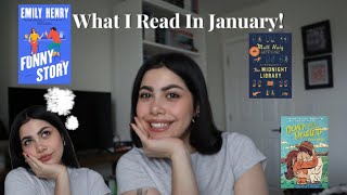 All the books I read in January and what I want to read in February!!