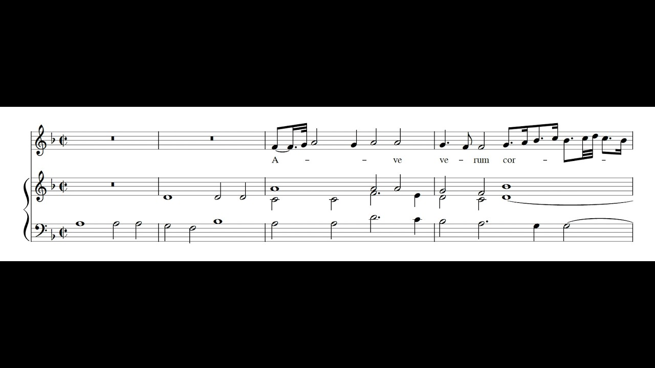 GIOVANNI BATTISTA BOVICELLI: Ave verum corpus PDF SCORE