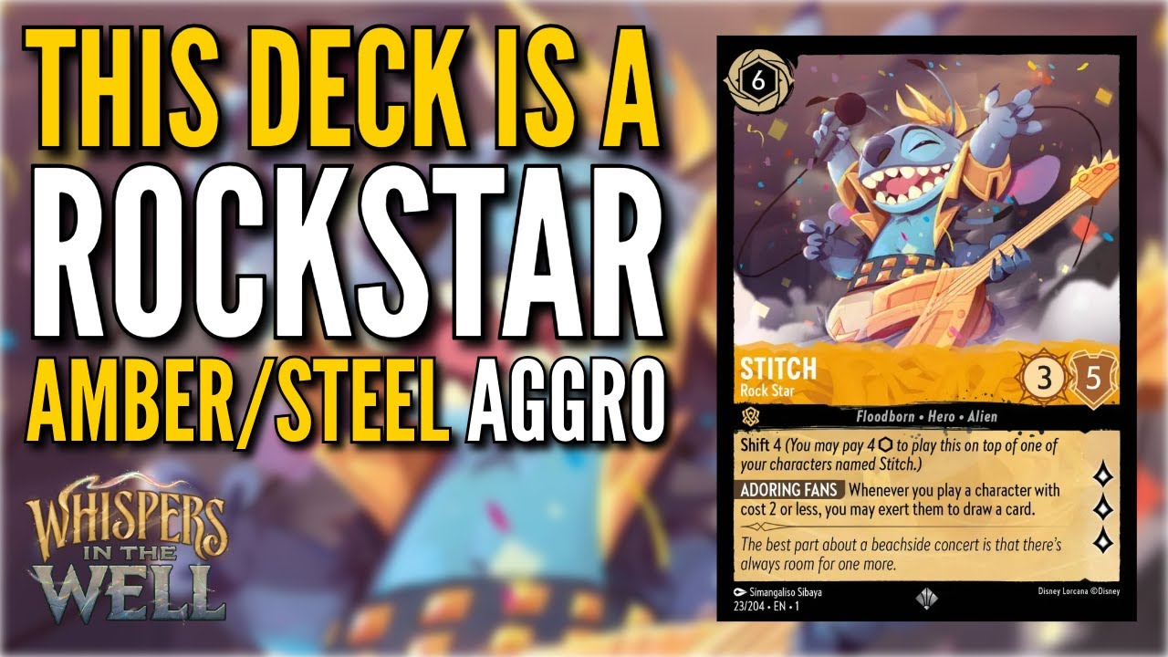THIS DECK IS A ROCKSTAR — Amber Steel Aggro Is Faster Than Ever!