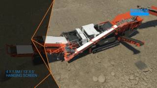 Sandvik QI441 with Hanging Screen - Features Animation