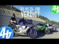 Yamaha R1 v Kawasaki ZX-10R - THE VERDICT! - 44Tour EP04