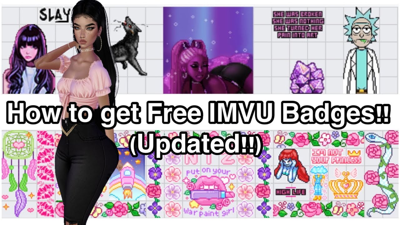 The biggest listing of IMVU badges