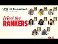 Meet the Rankers | CS Professional | December 2020 | Yes Academy, Pune
