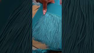 DIY Fringe Lamp Shade!