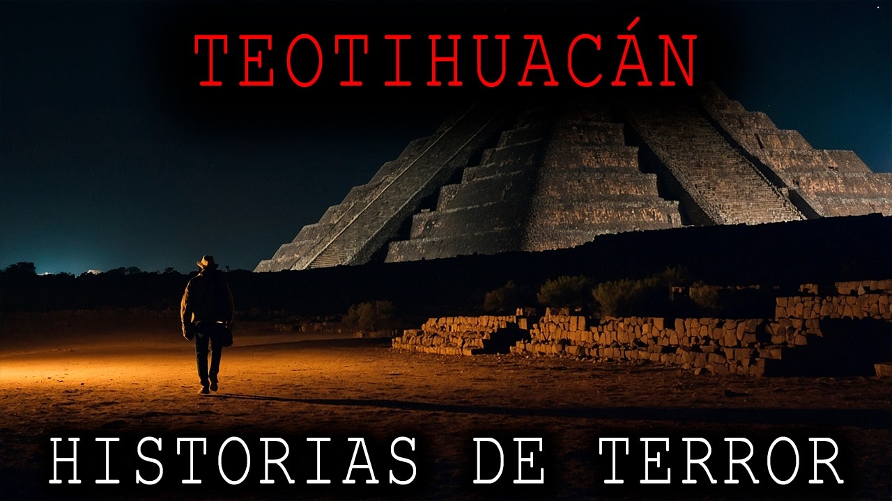1 HORA DE HISTORIAS DE TERROR DE TEOTIHUACÁN MEXICO