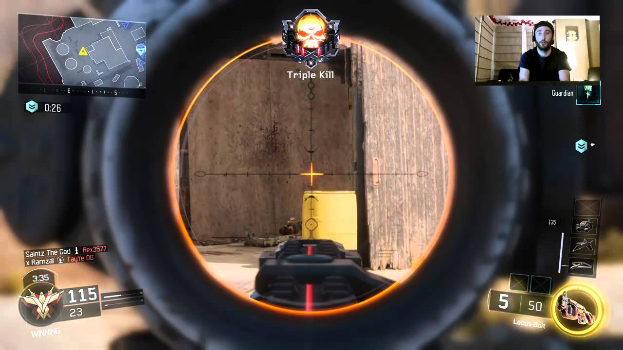 Shadow S16 - First Black Ops 3 Sniper Live Commentary 20-1