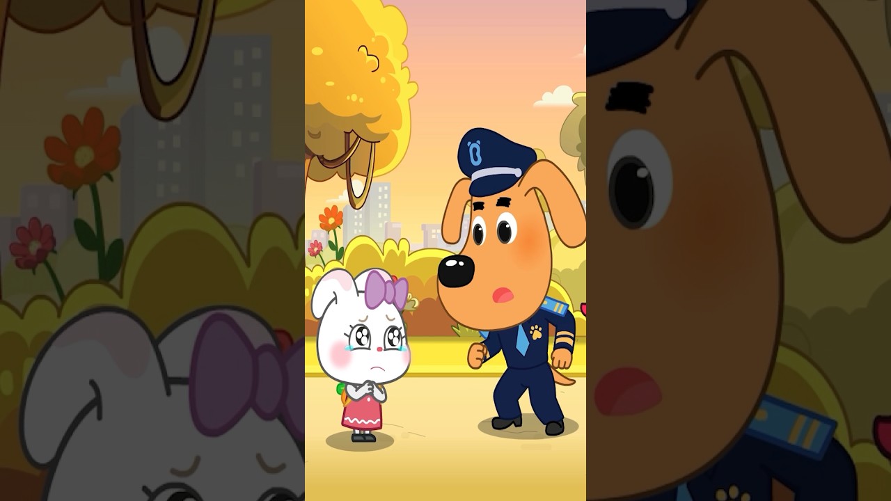 Who's Following Me #shorts #kidscartoon #safetycartoon