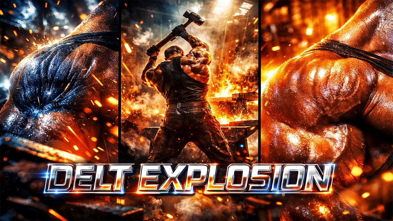 Взрывное напряжение задних, передних и боковых дельтовидных мышц, как у богов — картирование мыше...