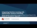 Integrating Machine Learning with Mathematical Optimization: Resource Matching