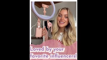 Best Ring Light Ever! This Tik Tok Viral Ring Light is self-powered by the cute traveler power bank?