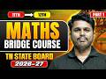 TN State Board 11th to 12th Bridge Course 2027 🔥 Maths - Part 1