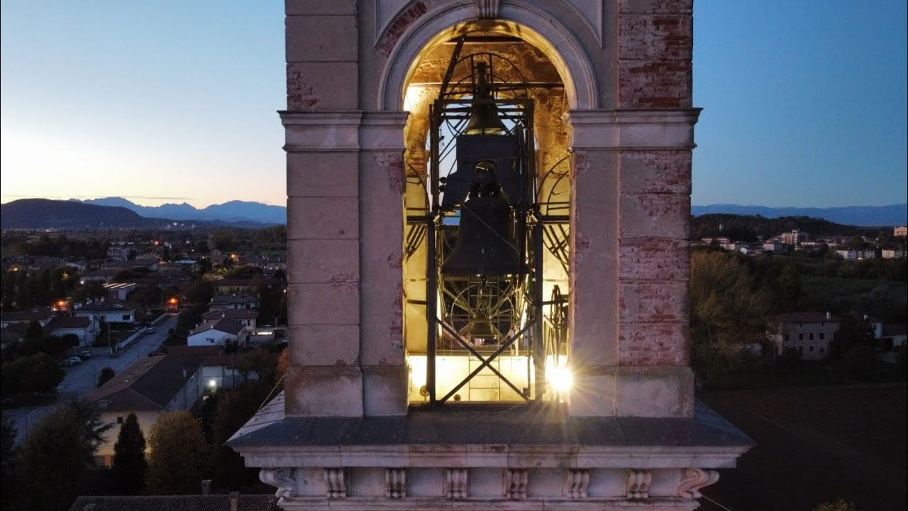 Campane di Montegaldella VI. Concerto manuale con le nove campane maggiori.