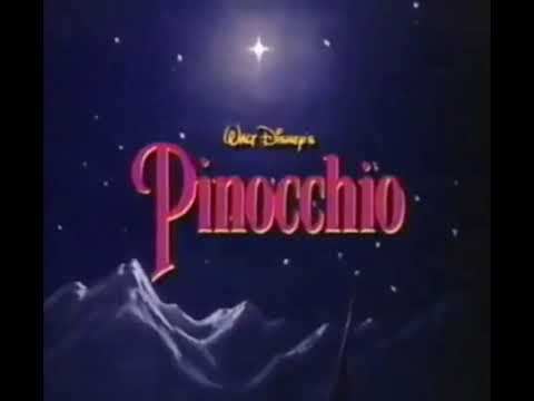 Pinocchio Vhs Commercial 1999