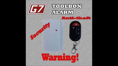 G7 Toolbox Alarm - Wireless Siren Alarm