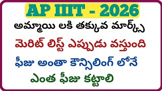 Ap Iiit Merit List Release Dateap Iiit Result Date 2026ap Iiit Latest Updatergukt Updatesap Iiit