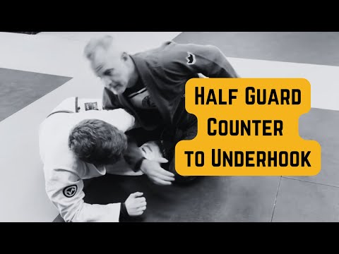 Half Guard Counter to Underhook