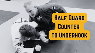 Half Guard Counter to Underhook