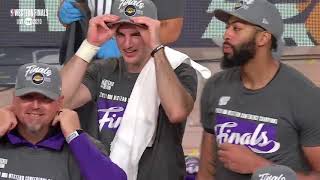 Los Angeles Lakers Trophy Presentation Ceremony 2020 Nba Western Conference Champions
