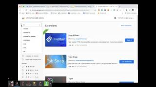 Adding Chrome extension for Co writer and Snap and Read