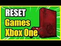 How to reset games on xbox one  start over easy tutorial