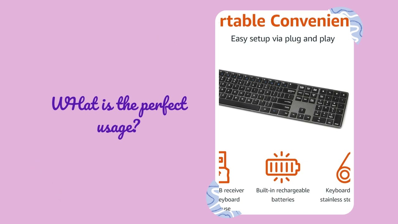 Amazon Basics Wireless Keyboard & Mouse Combo Review | Ultra-Slim Rechargeable Full-Size Setup