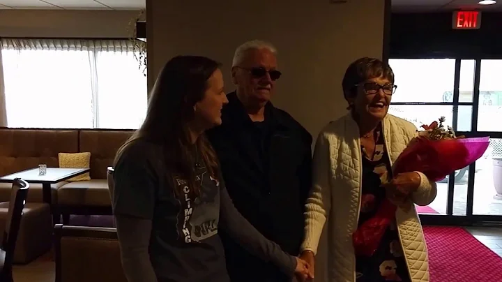 John Rosiak (64) meets his sister Gail Rasmussen (...