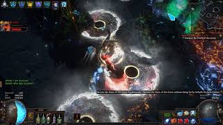 Path of Exile Harvest Final Boss Oshabi CI Wintertide Brand