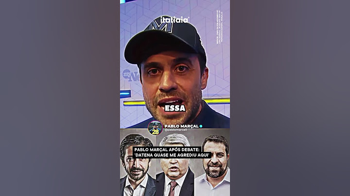 PABLO MARÇAL APÓS DEBATE: 'DATENA QUASE ME AGREDIU AQUI'
