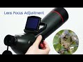 SPX5-80 350x Optical Zoom Astronomy Telescope: 4K Video, Night Vision, Reflector Telescope for Mo...