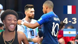 NBA Fan Reacts To France vs Argentina 2018 World Cup!