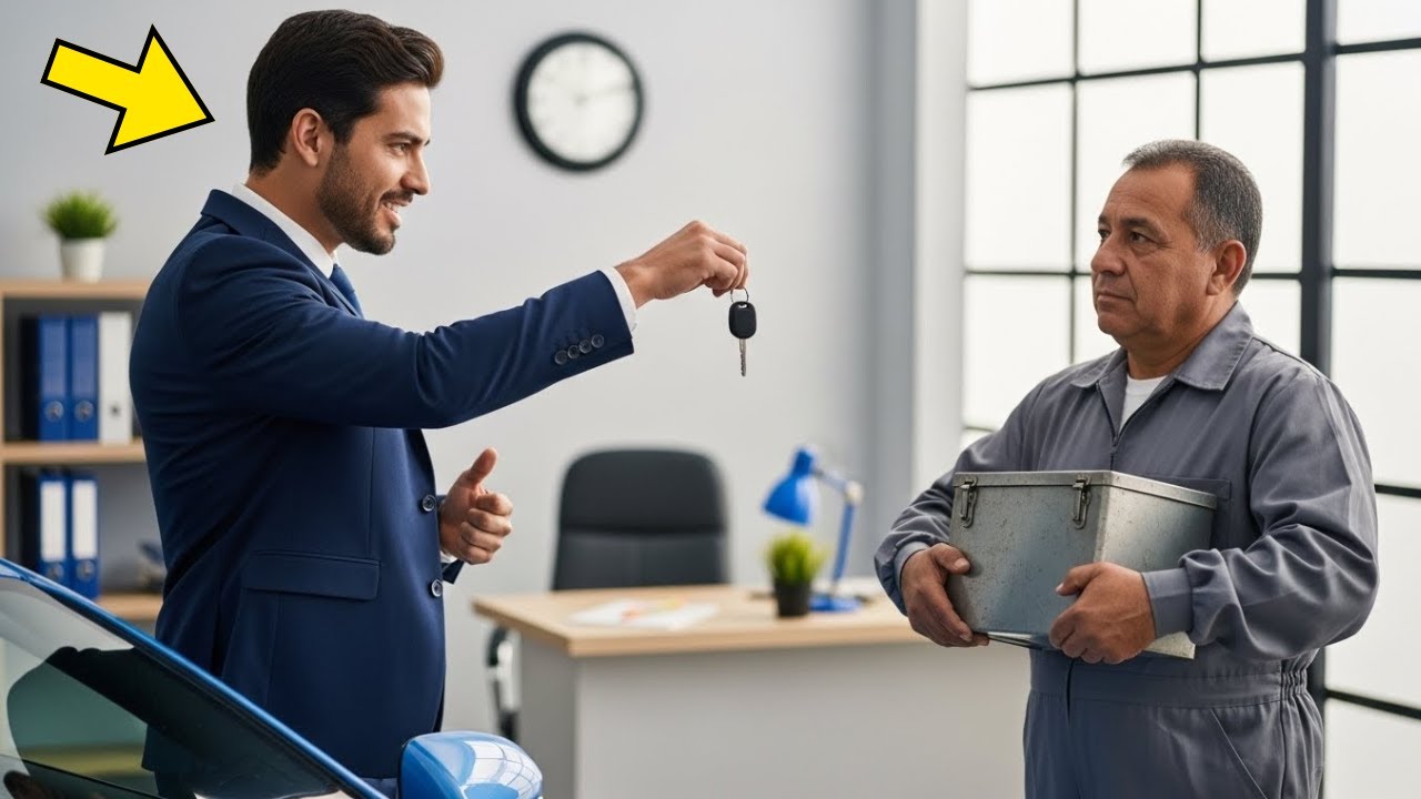 Empresario Apostó Con El Conserje: “Si Sabes Quién Soy, Te Doy Mi Auto”— Él Lo Supo Y Lo Dejó Helado