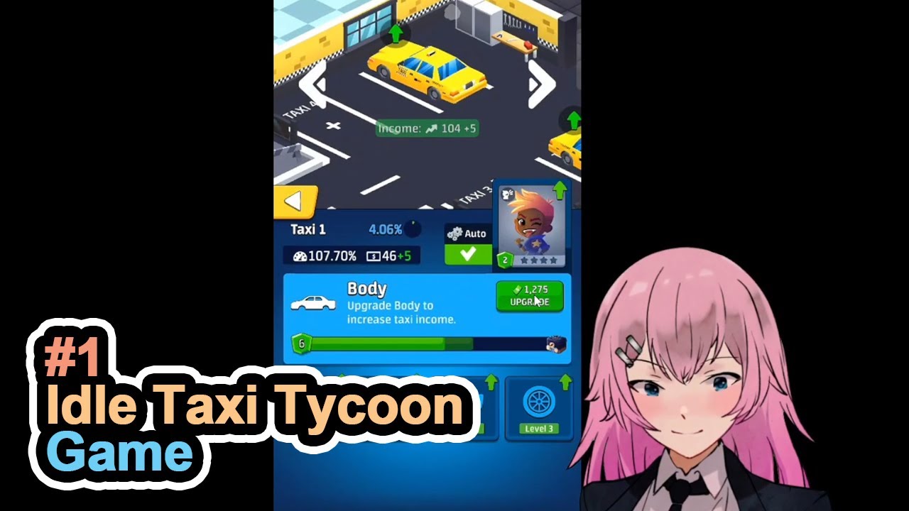 HIRE HARDCORE DRIVERS IN THIS OFFLINE IDLE SIM GAME | Idle Taxi Tycoon Game | Part 1
