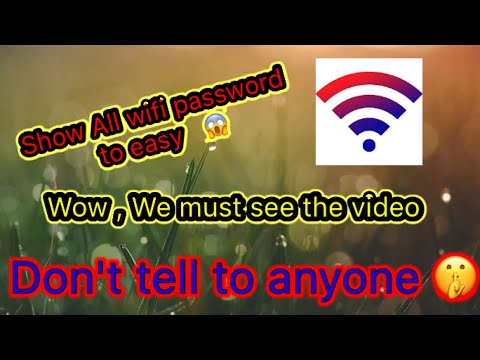 Show all wifi password // easy ???  @Teach / learn anything  by Lalit singh