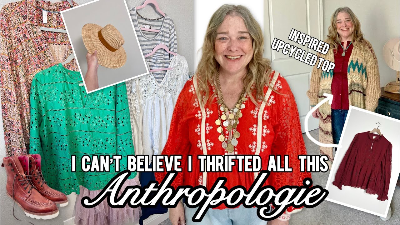 Не могу поверить, что я купила всю эту переделанную вещь в секонд-хенде Anthropologie + Inspired!