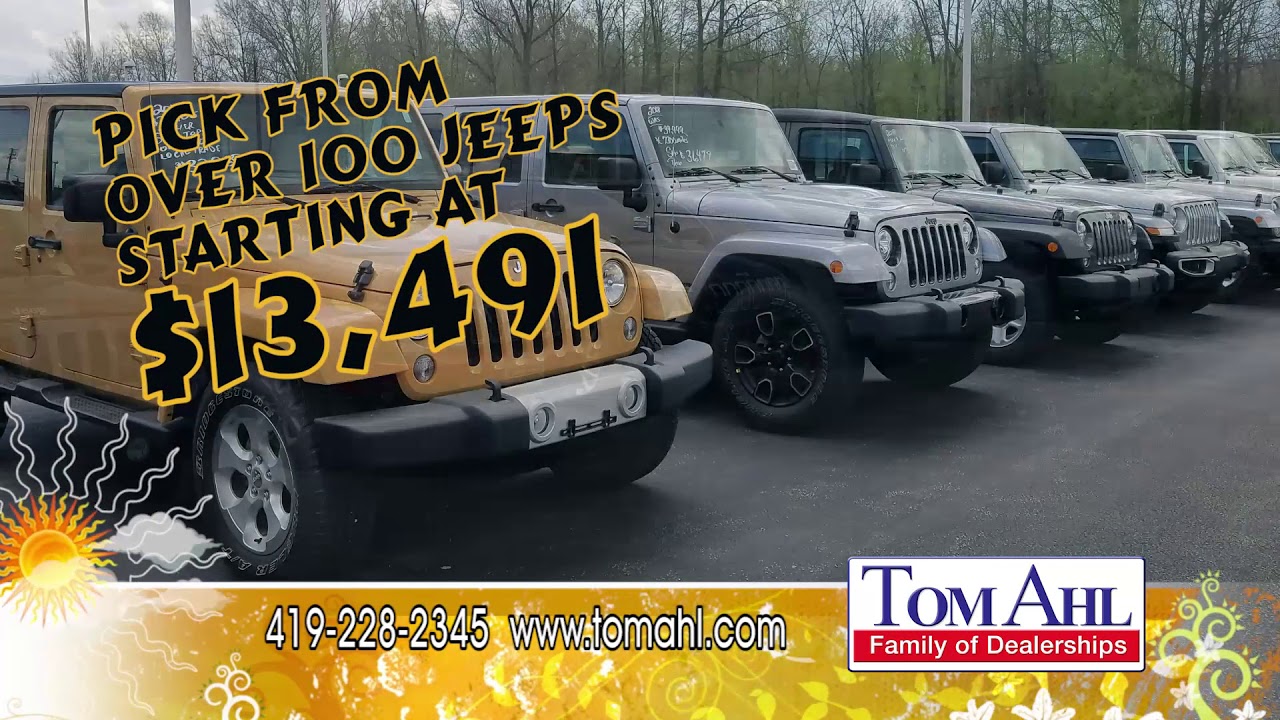 Over 100 Jeeps and Over 80 Minivans PLUS a FREE Lifetime Warranty at