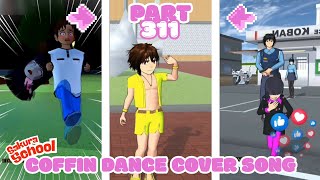 Short videos collection - Sakura school simulator - part 311 - Coffin dance song cover #animasi