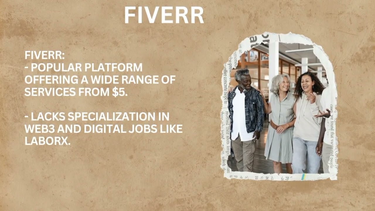 Freelance job platform short comparison of 3 platforms: Laborx, Fiverr and Upwork