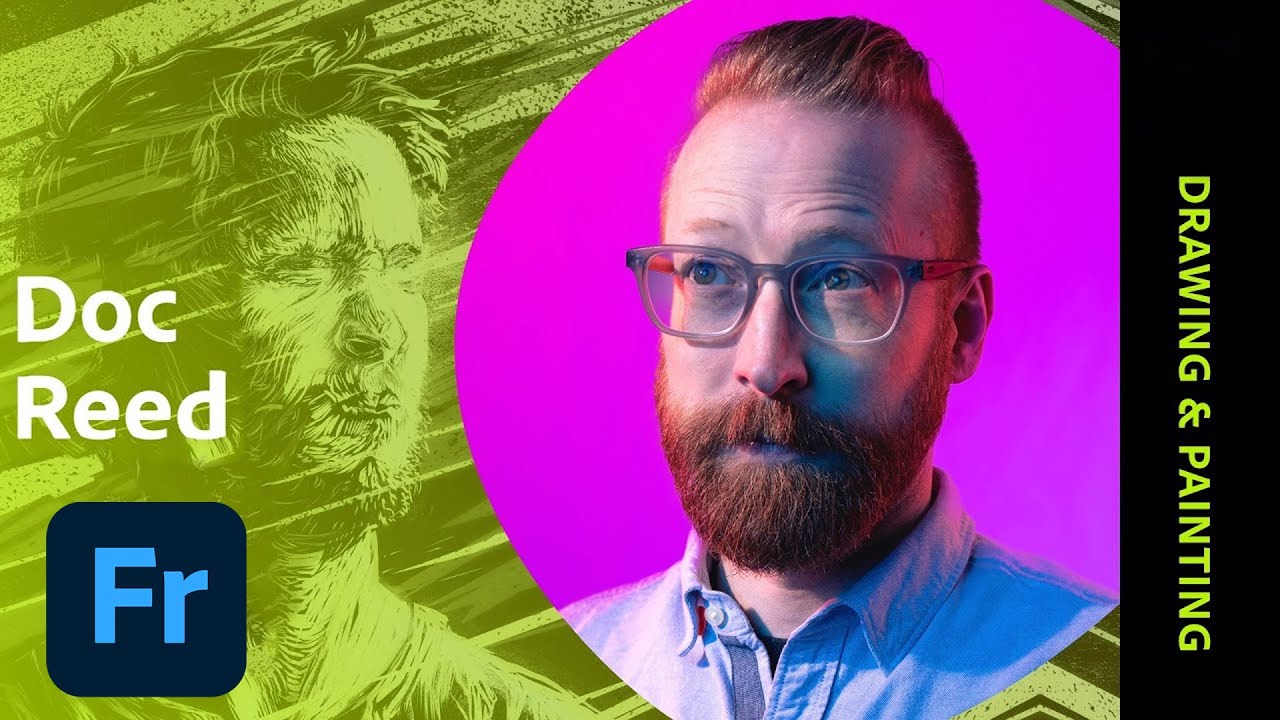 Doc Reed Website Faces in Fresco with Doc Reed - 2 of 2 | Adobe Creative Cloud - YouTube