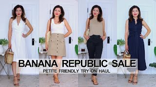 Huge Banana Republic Sale / Summer On A Budget / Petite Friendly