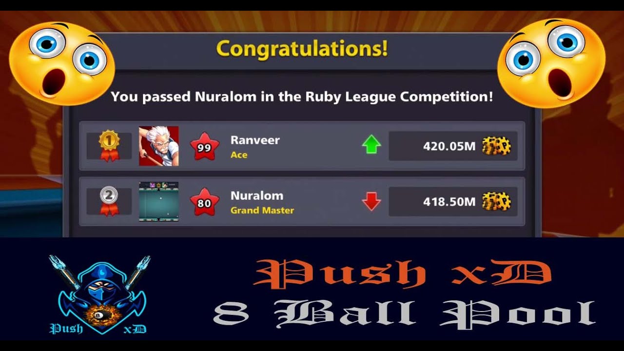 Ruby League top Again | 8 Ball Pool