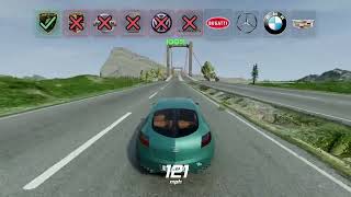Which car can cross the broken bridge safely?🤔#beamngdrive screenshot 1