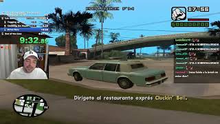 Bananirou hace speedrun de GTA SA y pierde en la limo camino a la bresh