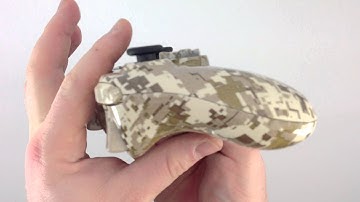 Tiger Stripe Desert Digital Camouflage Xbox 360 Controller - CamoController.com