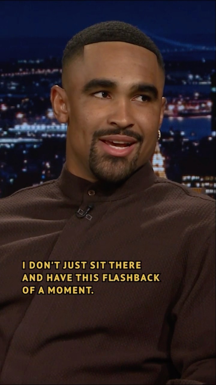 #JalenHurts reflects on winning #SuperBowl LIX! #FallonTonight #SBLIX #FlyEaglesFly