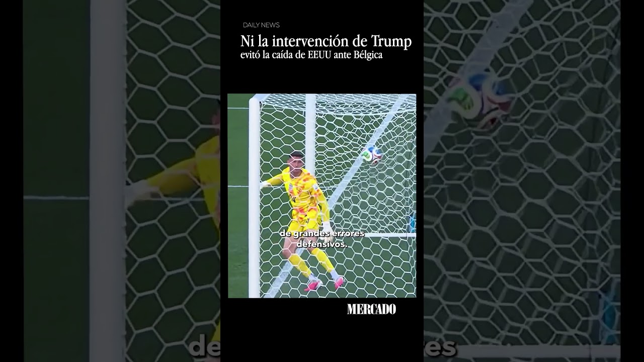 Ni la intervención de Trump evitó la caída de EEUU ante Bélgica